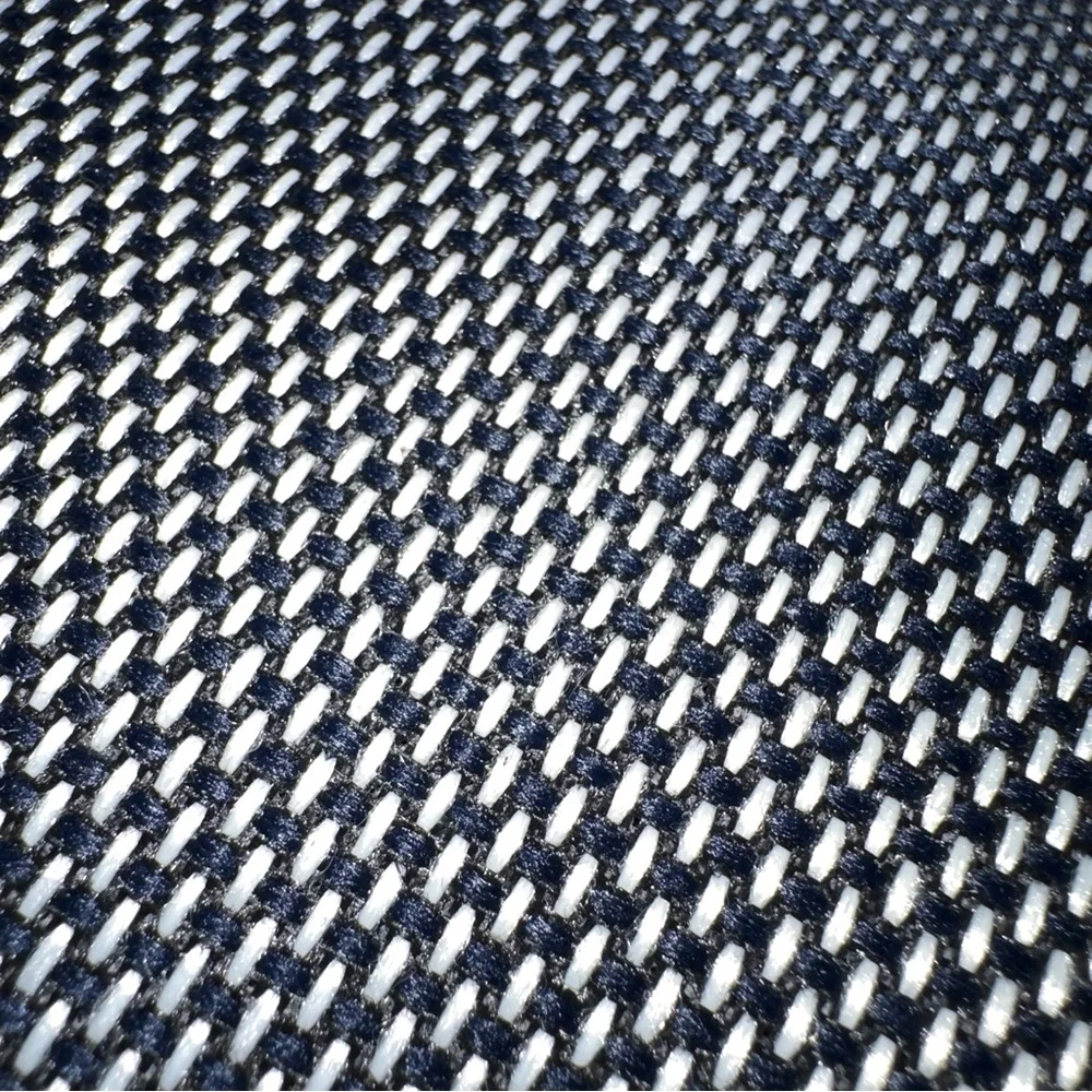 Air France Blue White Fabric Cosmetic Toiletry‎ Empty Travel Bag